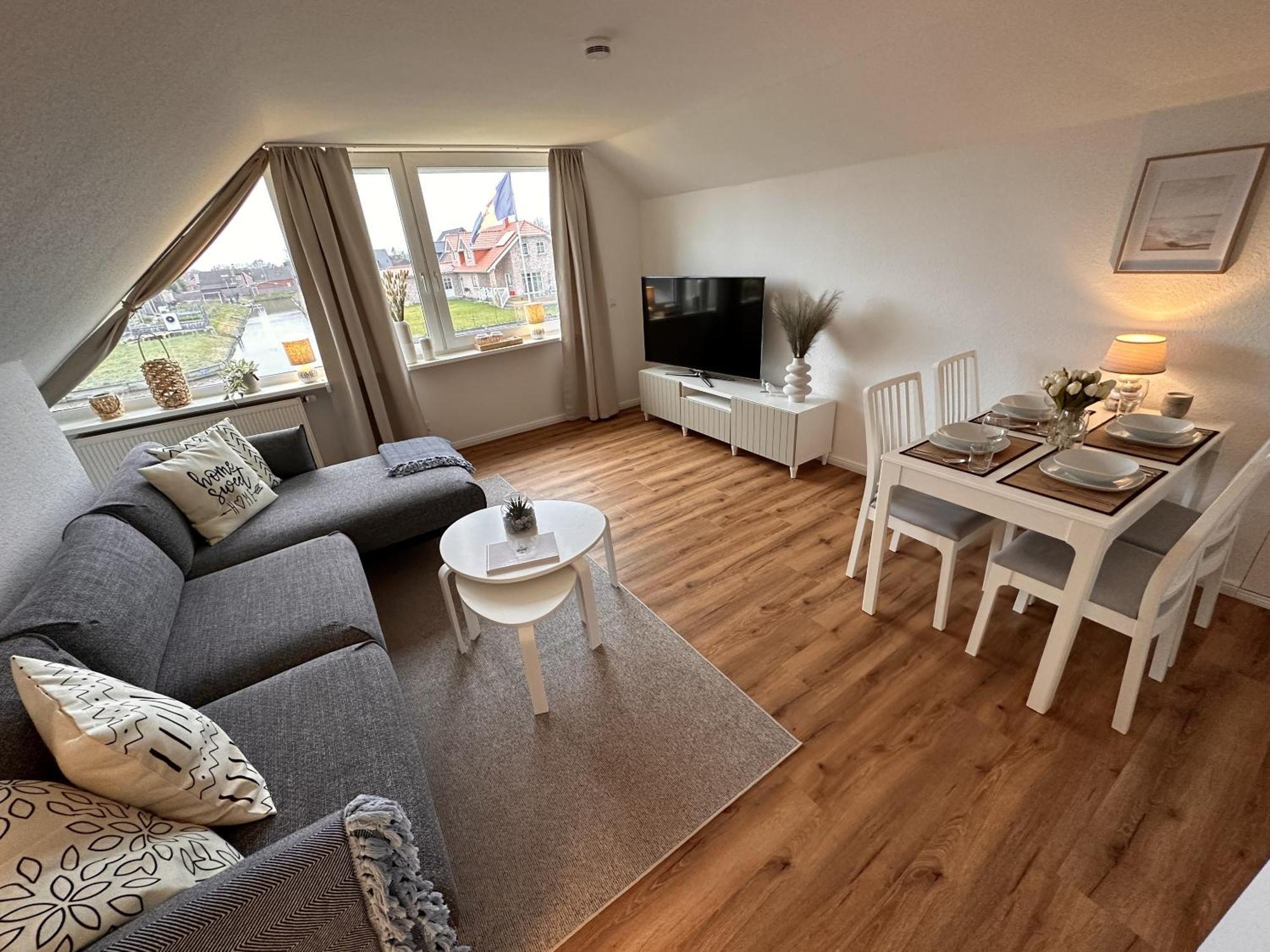 Ferienwohnung Deichblick Emden Dış mekan fotoğraf